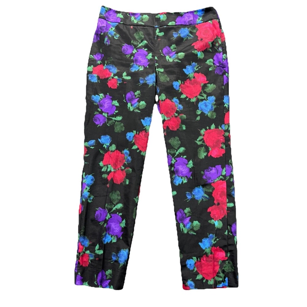 Talbots Chatham Ankle Pants  14  Casual Cropped Comfort Floral Essential Resort‎